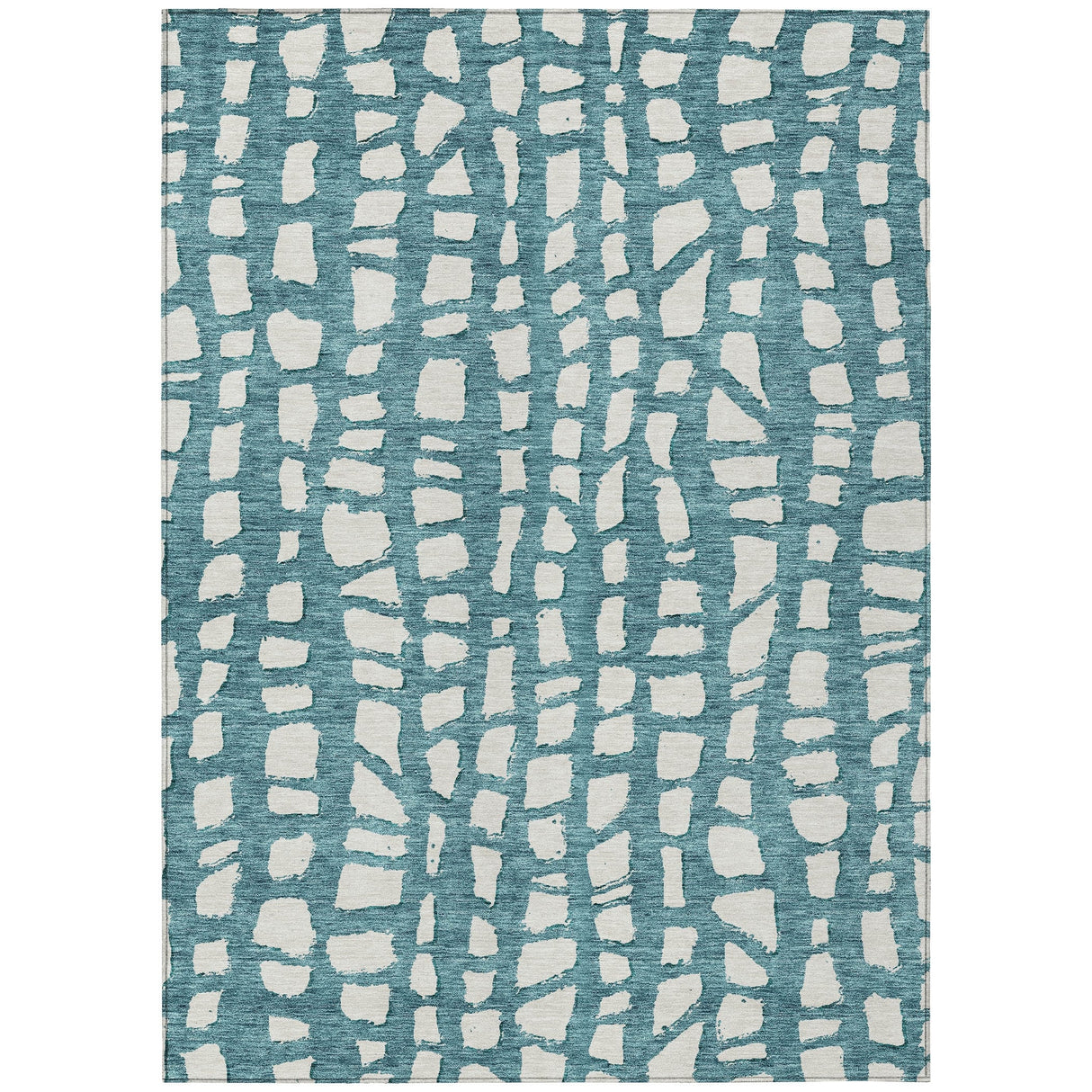 Machine Washable Indoor/ Outdoor Chantille Modern Abstract Rug