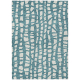 Machine Washable Indoor/ Outdoor Chantille Modern Abstract Rug