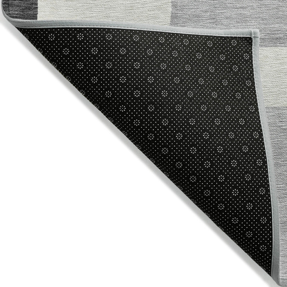 Machine Washable Indoor/ Outdoor Chantille Modern Blocks Rug