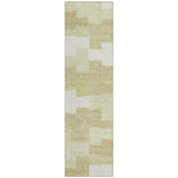 Machine Washable Indoor/ Outdoor Chantille Modern Blocks Rug