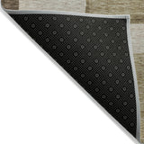 Machine Washable Indoor/ Outdoor Chantille Modern Blocks Rug