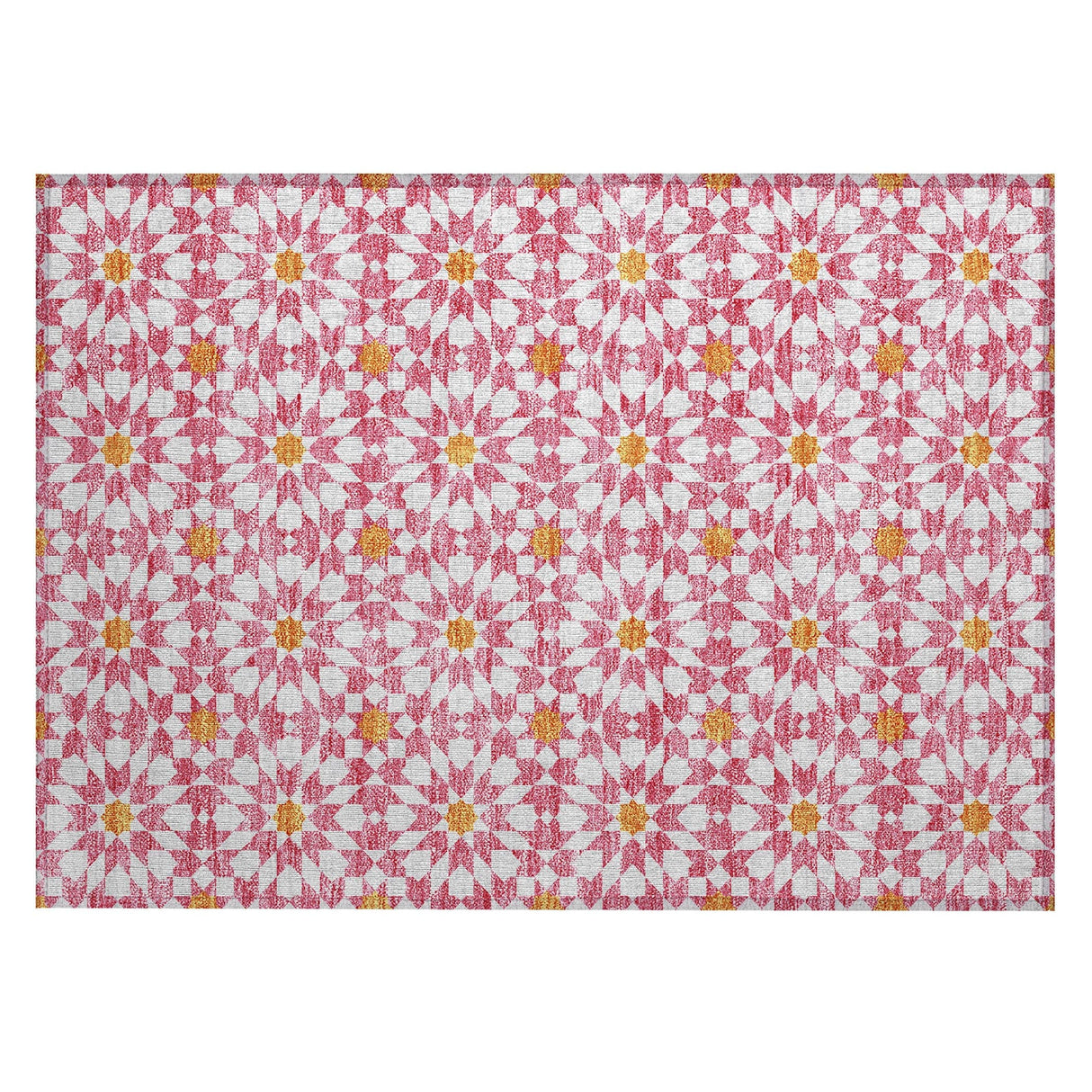 Machine Washable Indoor/ Outdoor Chantille Modern Boho Rug