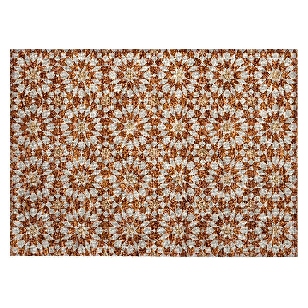 Machine Washable Indoor/ Outdoor Chantille Modern Boho Rug