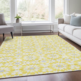 Machine Washable Indoor/ Outdoor Chantille Modern Boho Rug