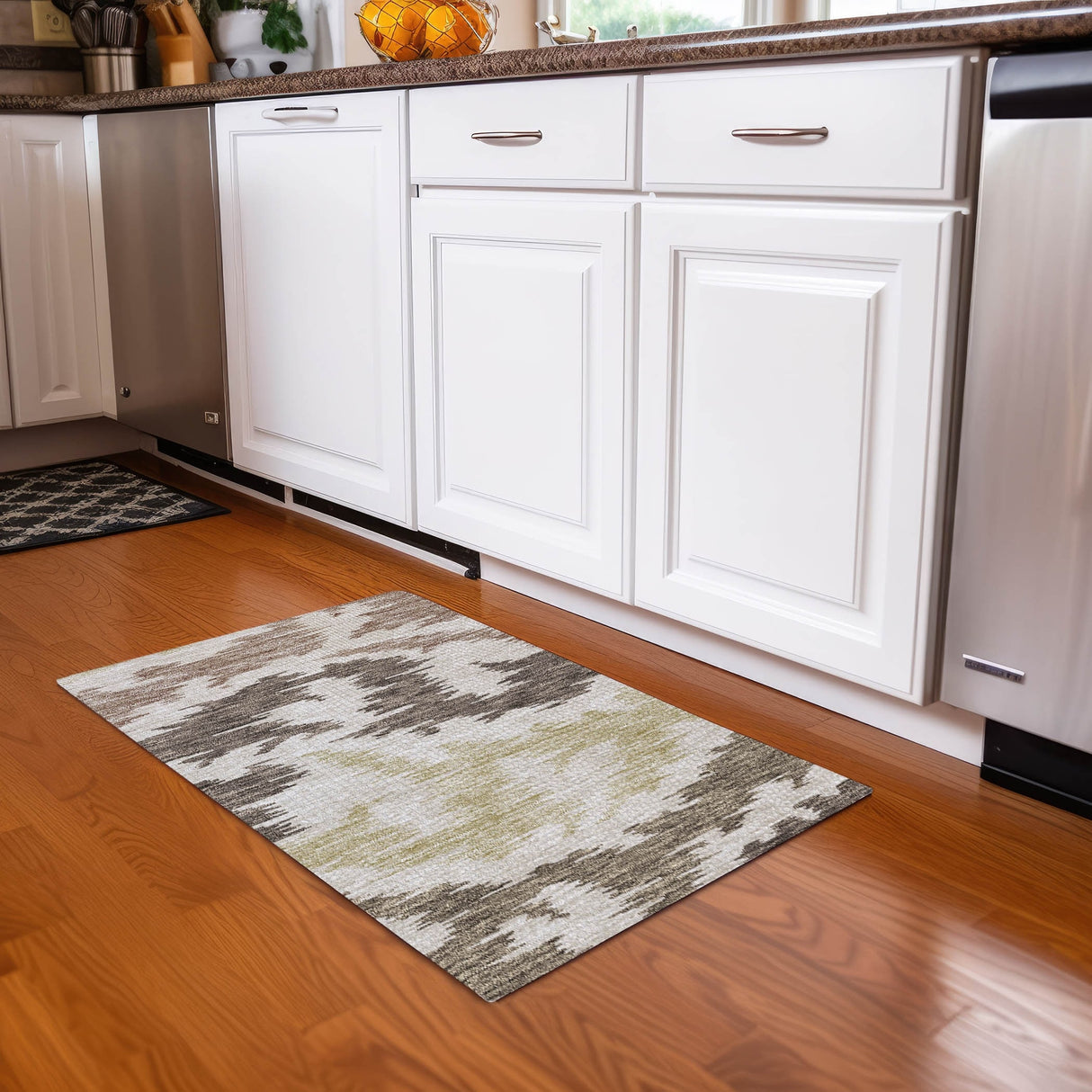 Machine Washable Indoor/ Outdoor Chantille Modern Boho Rug