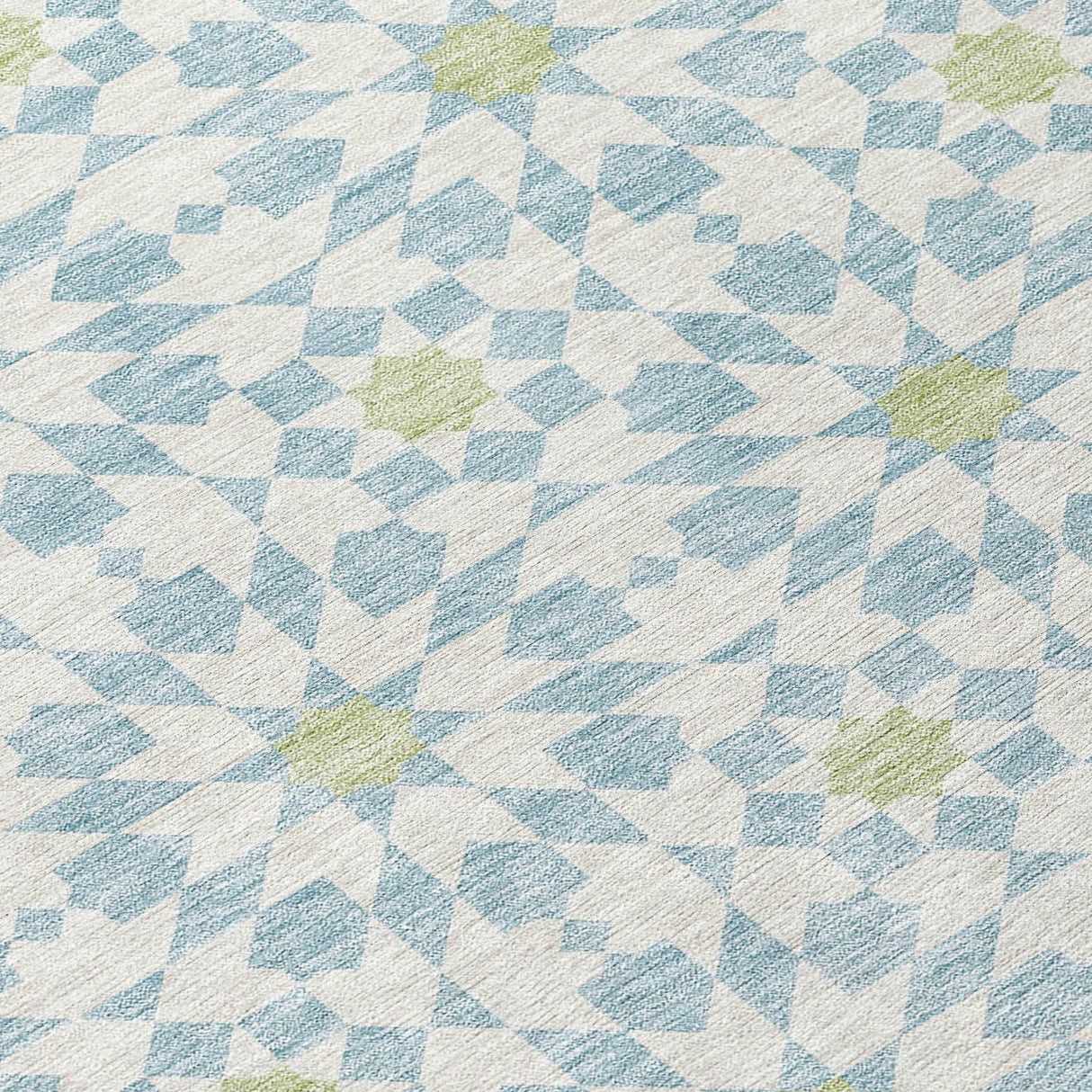 Machine Washable Indoor/ Outdoor Chantille Modern Boho Rug
