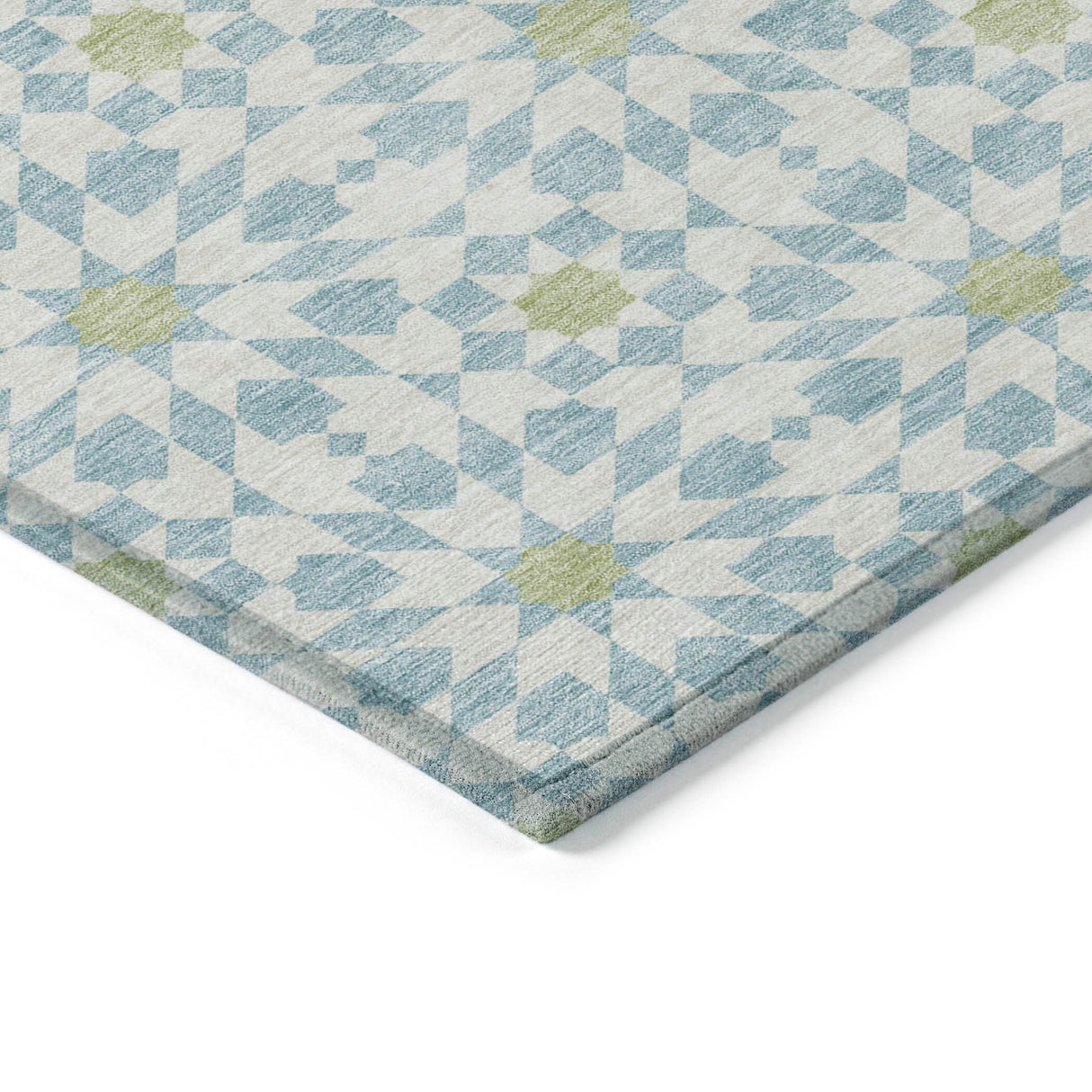 Machine Washable Indoor/ Outdoor Chantille Modern Boho Rug