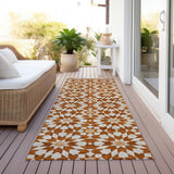 Machine Washable Indoor/ Outdoor Chantille Modern Boho Rug
