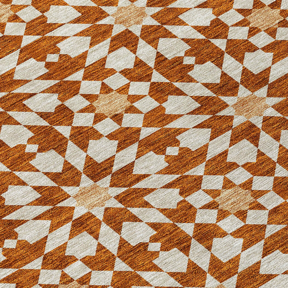 Machine Washable Indoor/ Outdoor Chantille Modern Boho Rug
