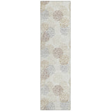 Machine Washable Indoor/ Outdoor Chantille Modern Bubbles Rug