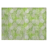 Machine Washable Indoor/ Outdoor Chantille Modern Bubbles Rug