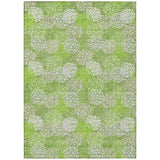 Machine Washable Indoor/ Outdoor Chantille Modern Bubbles Rug