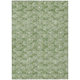 Machine Washable Indoor/ Outdoor Chantille Modern Bubbles Rug