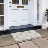 Machine Washable Indoor/ Outdoor Chantille Modern Bubbles Rug
