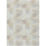 Machine Washable Indoor/ Outdoor Chantille Modern Bubbles Rug