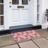 Machine Washable Indoor/ Outdoor Chantille Modern Bubbles Rug