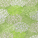 Machine Washable Indoor/ Outdoor Chantille Modern Bubbles Rug