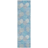 Machine Washable Indoor/ Outdoor Chantille Modern Bubbles Rug
