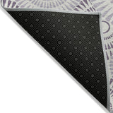 Machine Washable Indoor/ Outdoor Chantille Modern Burst Rug