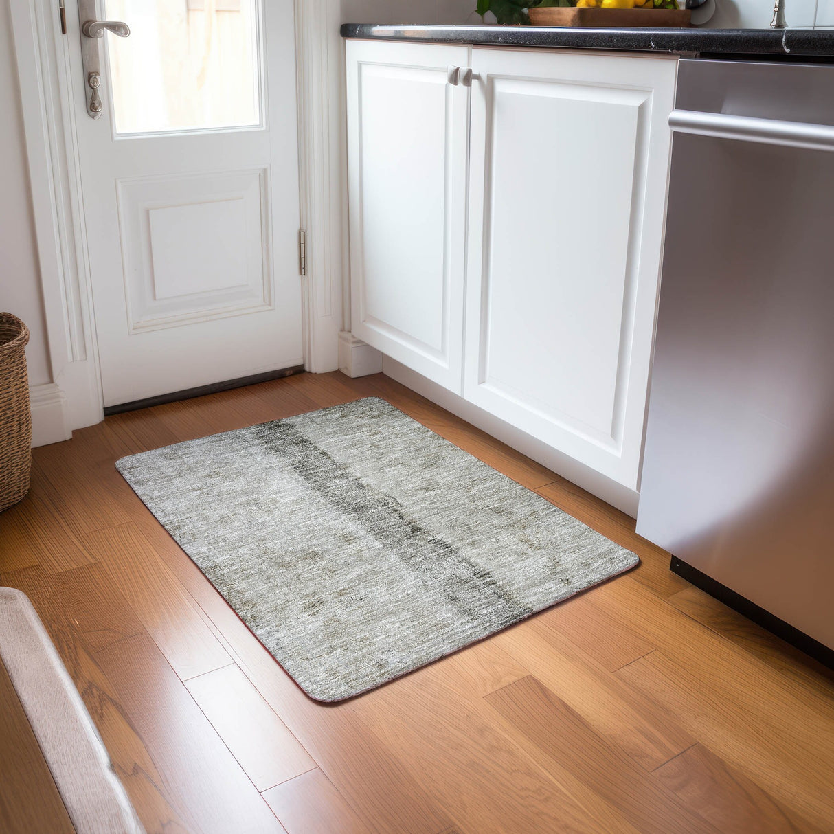 Machine Washable Indoor/ Outdoor Chantille Modern Contemporary Rug