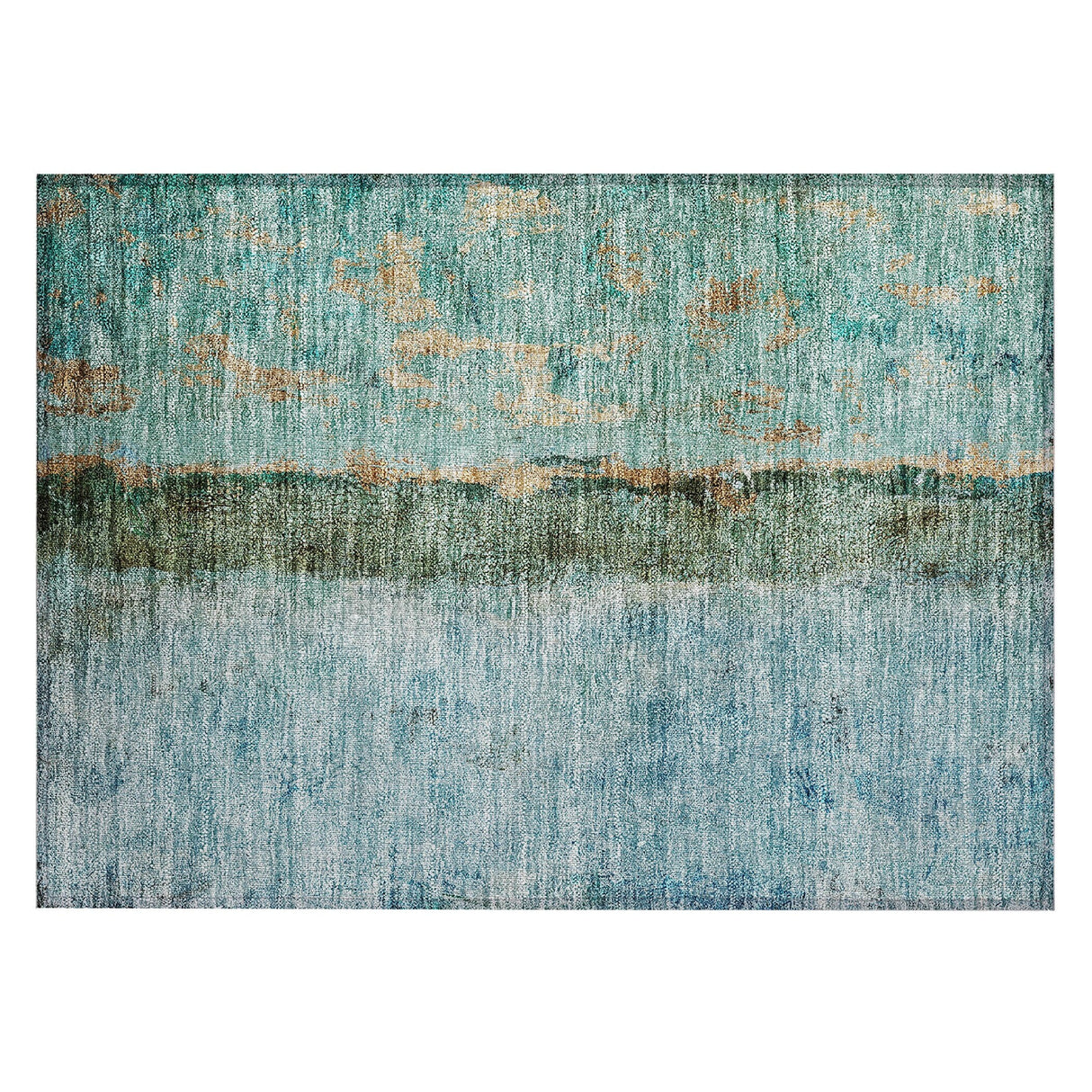 Machine Washable Indoor/ Outdoor Chantille Modern Contemporary Rug