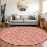 Machine Washable Indoor/ Outdoor Chantille Modern Geo Rug