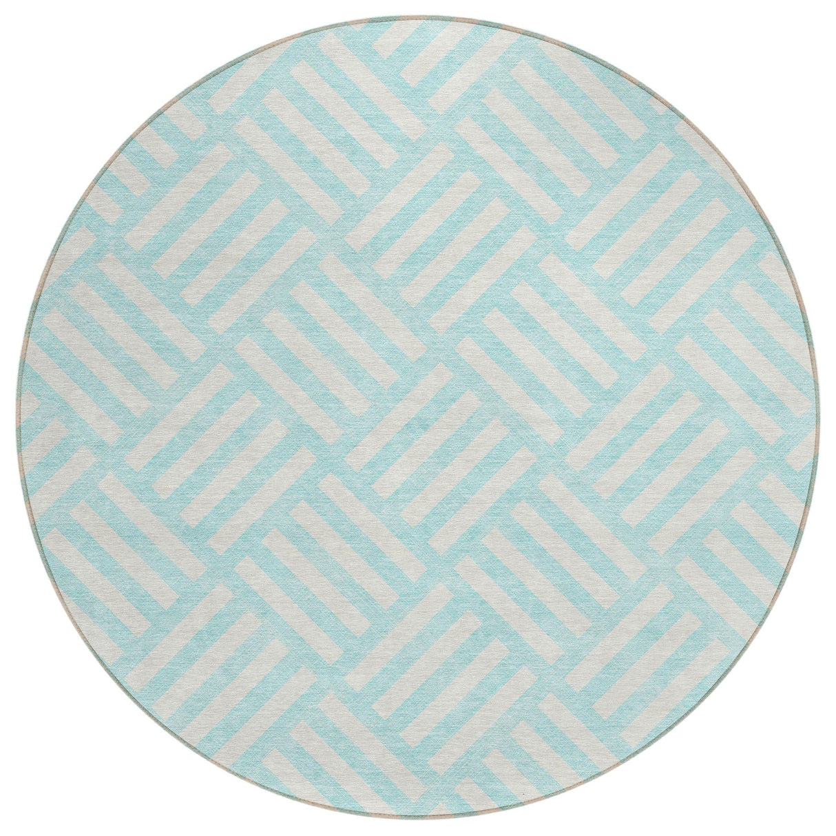 Machine Washable Indoor/ Outdoor Chantille Modern Geo Rug