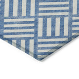 Machine Washable Indoor/ Outdoor Chantille Modern Geo Rug