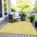 Machine Washable Indoor/ Outdoor Chantille Modern Geo Rug