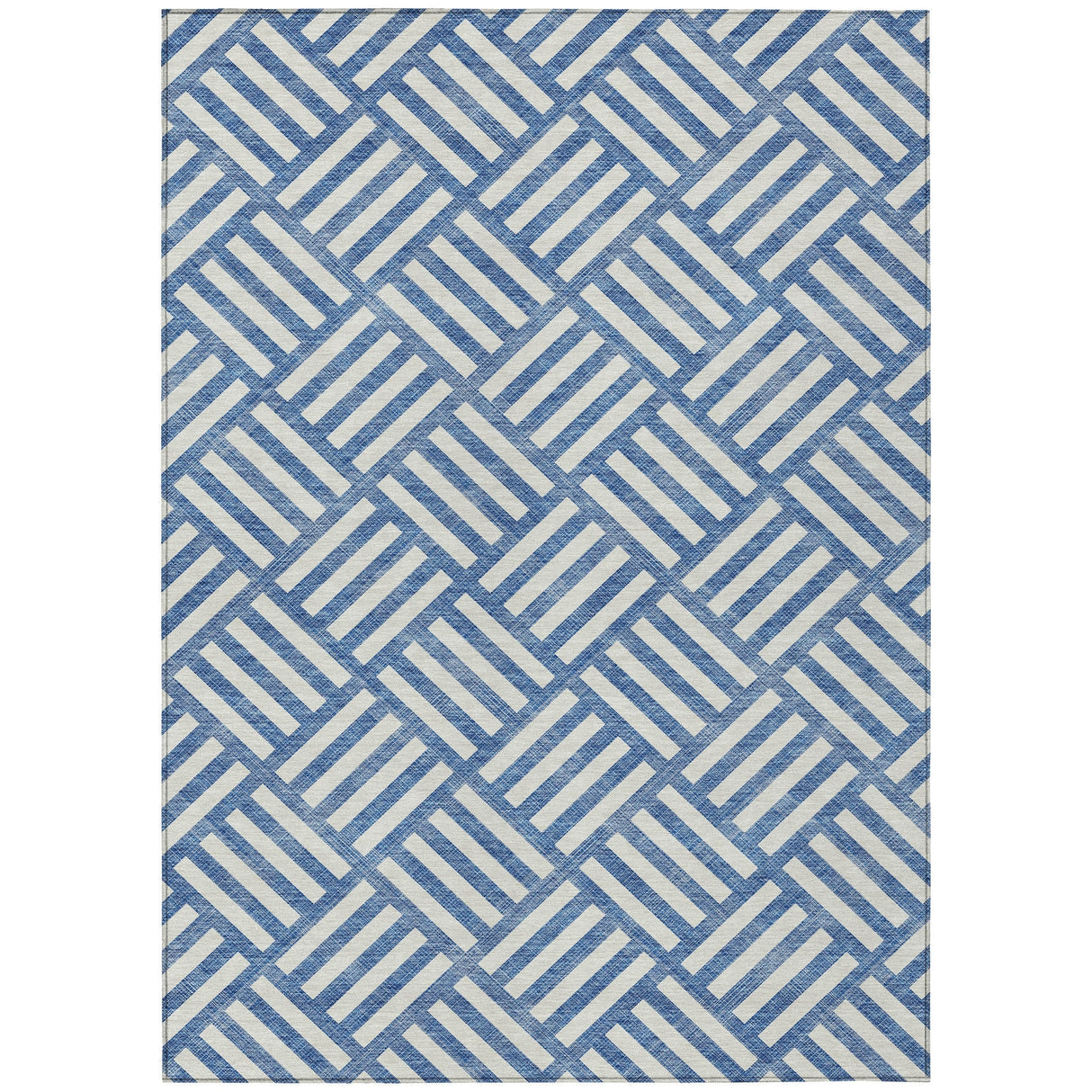 Machine Washable Indoor/ Outdoor Chantille Modern Geo Rug