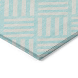 Machine Washable Indoor/ Outdoor Chantille Modern Geo Rug