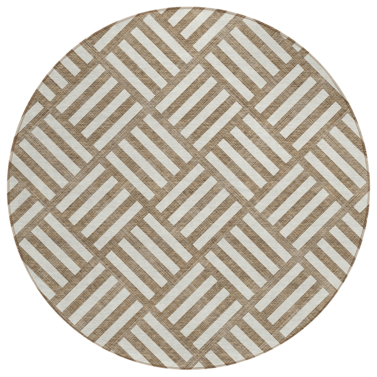 Machine Washable Indoor/ Outdoor Chantille Modern Geo Rug
