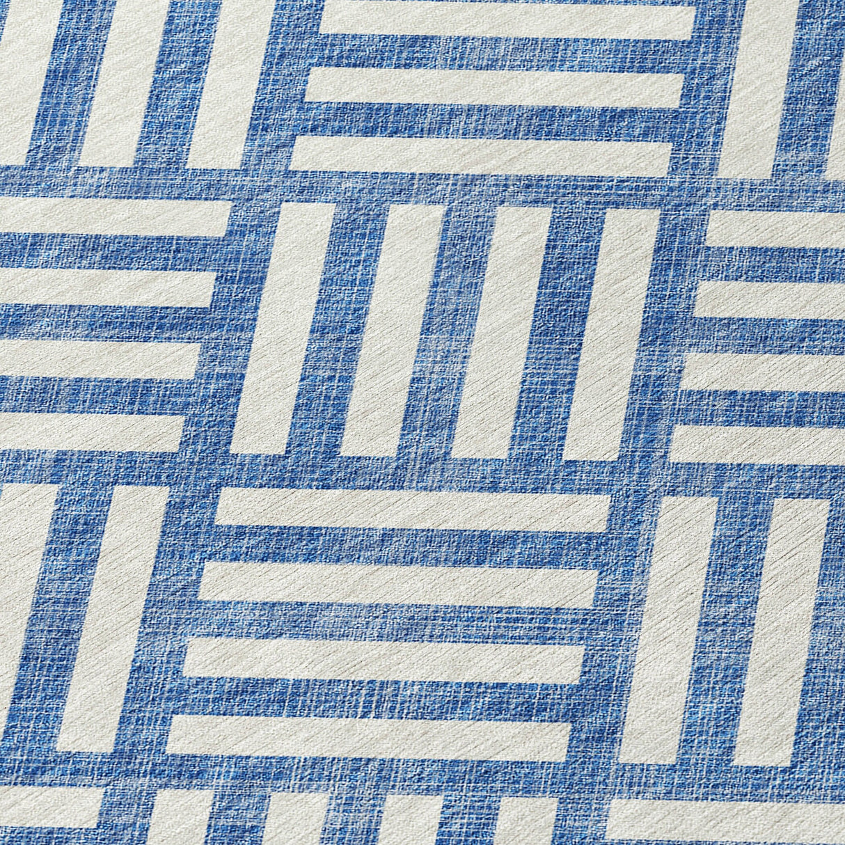 Machine Washable Indoor/ Outdoor Chantille Modern Geo Rug