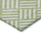 Machine Washable Indoor/ Outdoor Chantille Modern Geo Rug