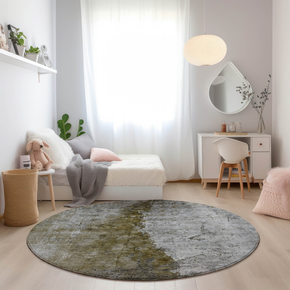 Machine Washable Indoor/ Outdoor Chantille Modern Impressions Rug