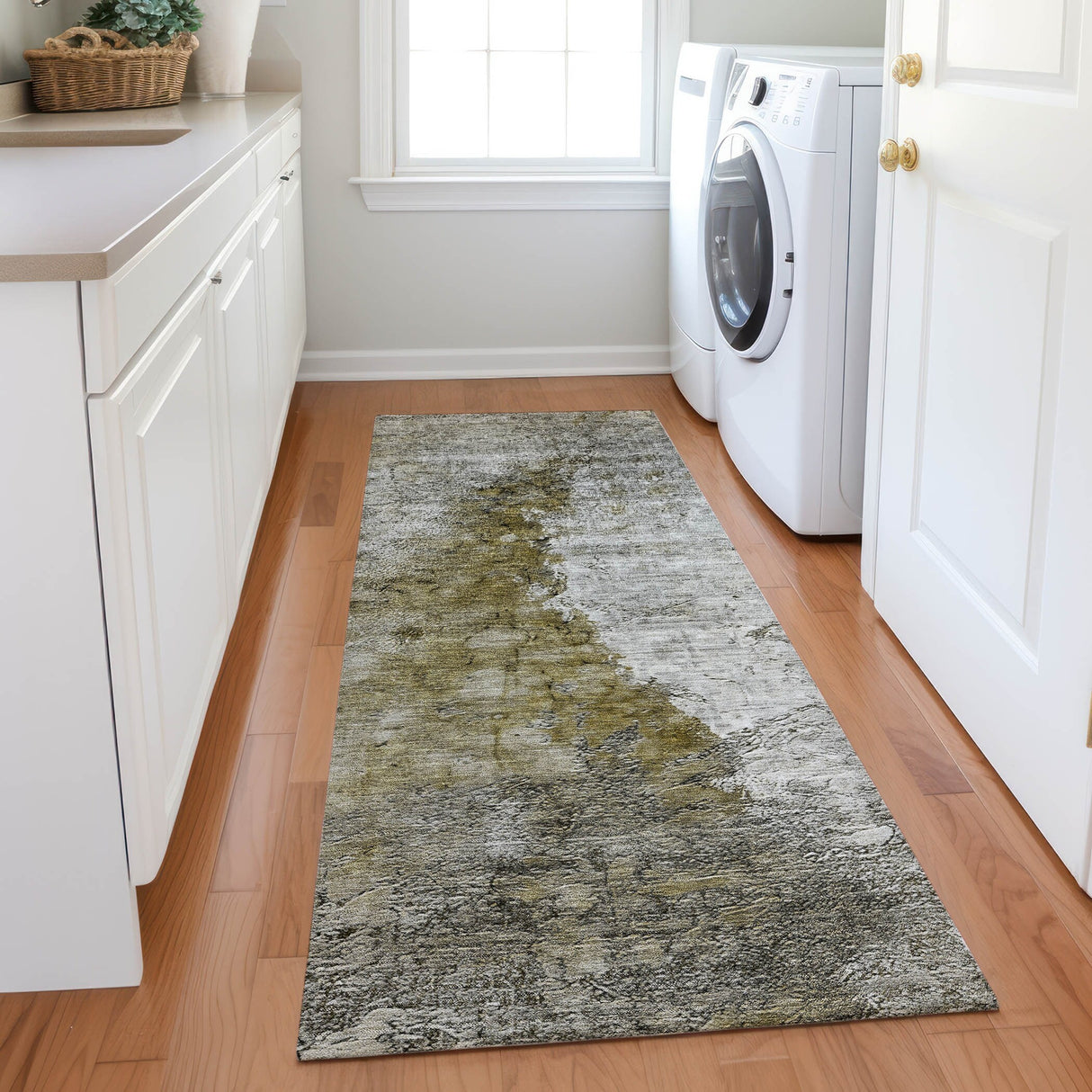 Machine Washable Indoor/ Outdoor Chantille Modern Impressions Rug