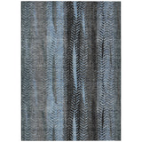 Machine Washable Indoor/ Outdoor Chantille Modern Imprints Rug