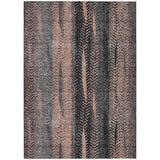 Machine Washable Indoor/ Outdoor Chantille Modern Imprints Rug