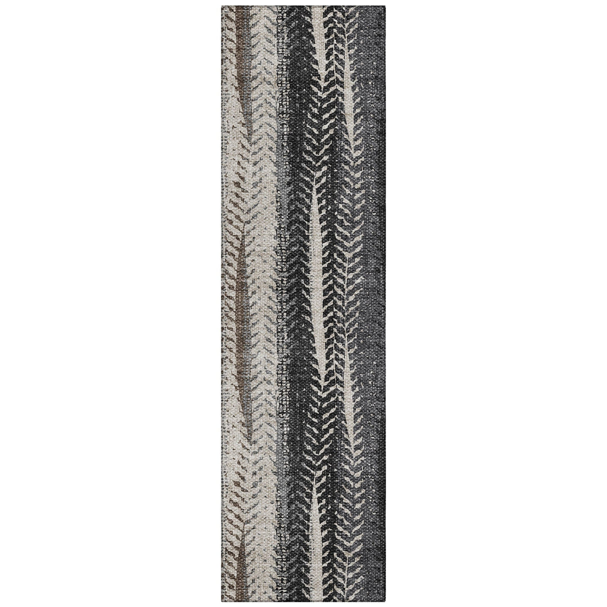 Machine Washable Indoor/ Outdoor Chantille Modern Imprints Rug