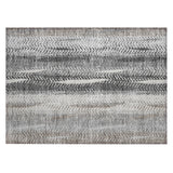 Machine Washable Indoor/ Outdoor Chantille Modern Imprints Rug