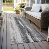 Machine Washable Indoor/ Outdoor Chantille Modern Imprints Rug