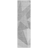 Machine Washable Indoor/ Outdoor Chantille Modern Mosaic Rug