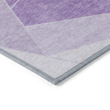Machine Washable Indoor/ Outdoor Chantille Modern Mosaic Rug