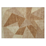 Machine Washable Indoor/ Outdoor Chantille Modern Mosaic Rug