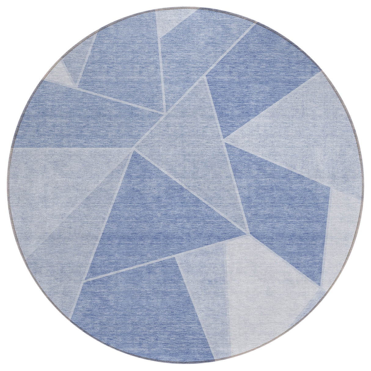 Machine Washable Indoor/ Outdoor Chantille Modern Mosaic Rug