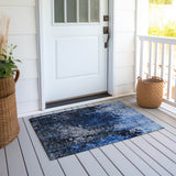 Machine Washable Indoor/ Outdoor Chantille Modern Ombre Rug