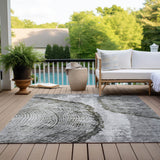 Machine Washable Indoor/ Outdoor Chantille Modern Pop Rug