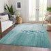 Machine Washable Indoor/ Outdoor Chantille Modern Sea Life Rug