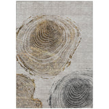 Machine Washable Indoor/ Outdoor Chantille Modern Tree Rug