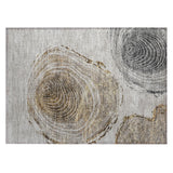 Machine Washable Indoor/ Outdoor Chantille Modern Tree Rug